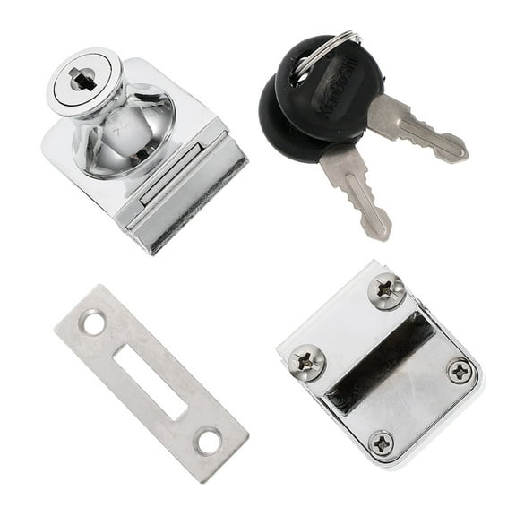 EXHUMKY Cabinets Lock for Glass Doors 1 Set