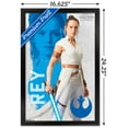 thumbnail image 3 of Star Wars: The Rise Of Skywalker - Rey Wall Poster, 14.725" x 22.375", Framed, 3 of 3