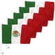 thumbnail image 1 of Bandera Decorativa de México VentDepot 5 Pzas 30x45cm Tela Poliéster Asta plástico Coche tricolor, 1 of 1