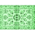 thumbnail image 1 of Ahgly Company Indoor Rectangle Persian Emerald Green Traditional Area Rugs, 2' x 5', 1 of 4