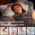 thumbnail image 3 of Cooling Pillows BETU Queen Size, juego de 2 unidades de espuma viscoelástica, color blanco, 3 of 9