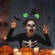 thumbnail image 4 of Decoraciones de Halloween, adornos de Halloween, disfraces de Halloween, diademas luminosas, accesorios para el cabello, decoraciones para fiestas de festivales de fantasmas, diadema de murciélagos es, 4 of 6