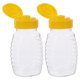 thumbnail image 2 of botellas dispensadoras de miel rellenables, a prueba de fugas, para almacenar y dispensar condimentos, kétchup y mostaza, para uso en la cocina, 108 ml, 2 of 8