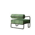 thumbnail image 4 of Living Room Sling Accent Armchair Metal Sofa Chair Balcony Leisure Chair(Green), 4 of 7