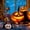 B, variant on Clearance Sale | Non-Woven Drawstring Halloween Candy Bag with Witch Design, Large Capacity Trick-or-Treat Tote
