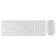 thumbnail image 3 of Methold 108 Teclas Multifuncional 2.4G Teclado inalámbrico Ratón Alta sensibilidad Sin demora (Blanco) Juegos de teclado y mouse para computadora, 3 of 6