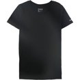 thumbnail image 1 of Reebok T-Shirt Basique Uni pour Femmes, Noir, Moyen, 1 of 2