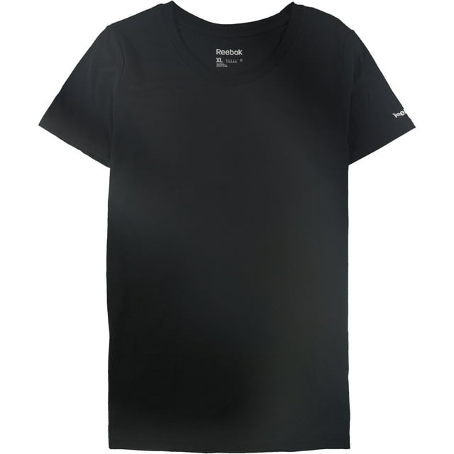 Reebok T-Shirt Basique Uni pour Femmes, Noir, Petit