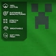 thumbnail image 4 of Men's Minecraft Faux Pocket Creeper  Graphic Tee Kelly Green 2X Large, 4 of 10