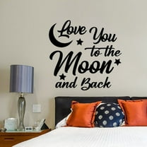 Handmadetneonsign Love You To The Moon And Back Words Metal Wall Art Light, Letters Quote Sayings Metal Sign Wall Decor, Home Metal Decor