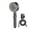 Gray, variant on High Pressure 8-mode Handheld Shower Head - Anti-clog Nozzles, Built-in Power Wash to Clean Tub, Tile & Pets, Extra Long 4.9 ft. Hose, Wall Brackets