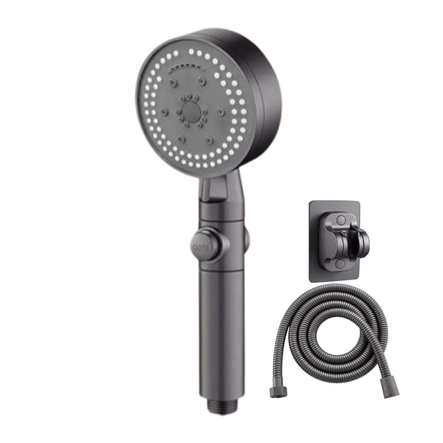Handheld Shower Heads Shower High Pressure Handheld Shower Head Hard Water High Pressure 8 Spray Modes Elderly Handheld Shower wtih Water Pipe Base Shower Head Filter for Hard Water