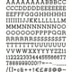 Diecuts Lettres en Carton 1" Noir 188Pc – image 2 sur 2