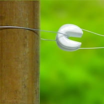 Patriot Heavy Duty U Porcelain Insulator High Tensile Steel Aluminum Wire 10 Pack