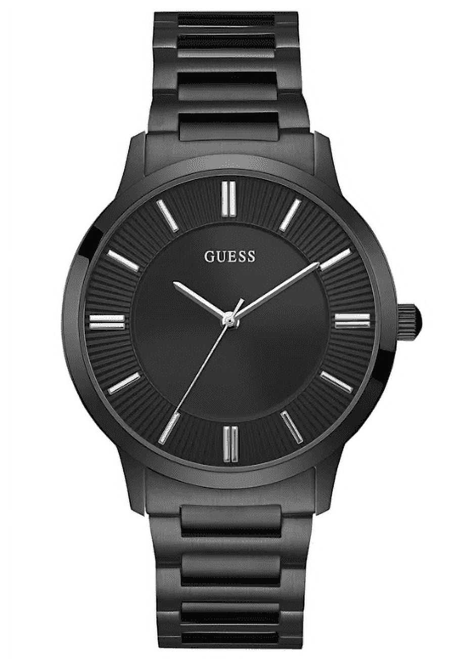GUESS(ゲス) / クォーツ腕時計/アナログ/BLK/BLK/SS/U004G9