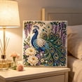 thumbnail image 5 of LOWLHOME Animal Pearl Art DIY Craft Kit, 5D Diamond Painting for Adults Beginner, Handmade Pearl Beads Dots Painting Gem Sparkling Horse Home Wall Decoration (Peacocks), 5 of 5