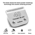 thumbnail image 3 of Detachable Pet Dog Grooming Clipper Ceramic Blade,Compatible with Andis Size 40 Cut Length 1/100"(0.25mm), 3 of 6