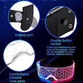 thumbnail image 3 of Led Glasses Light Up Glasses Led Visor Glasses, Luminous Glasses For Halloween Party Bar, 3 of 5