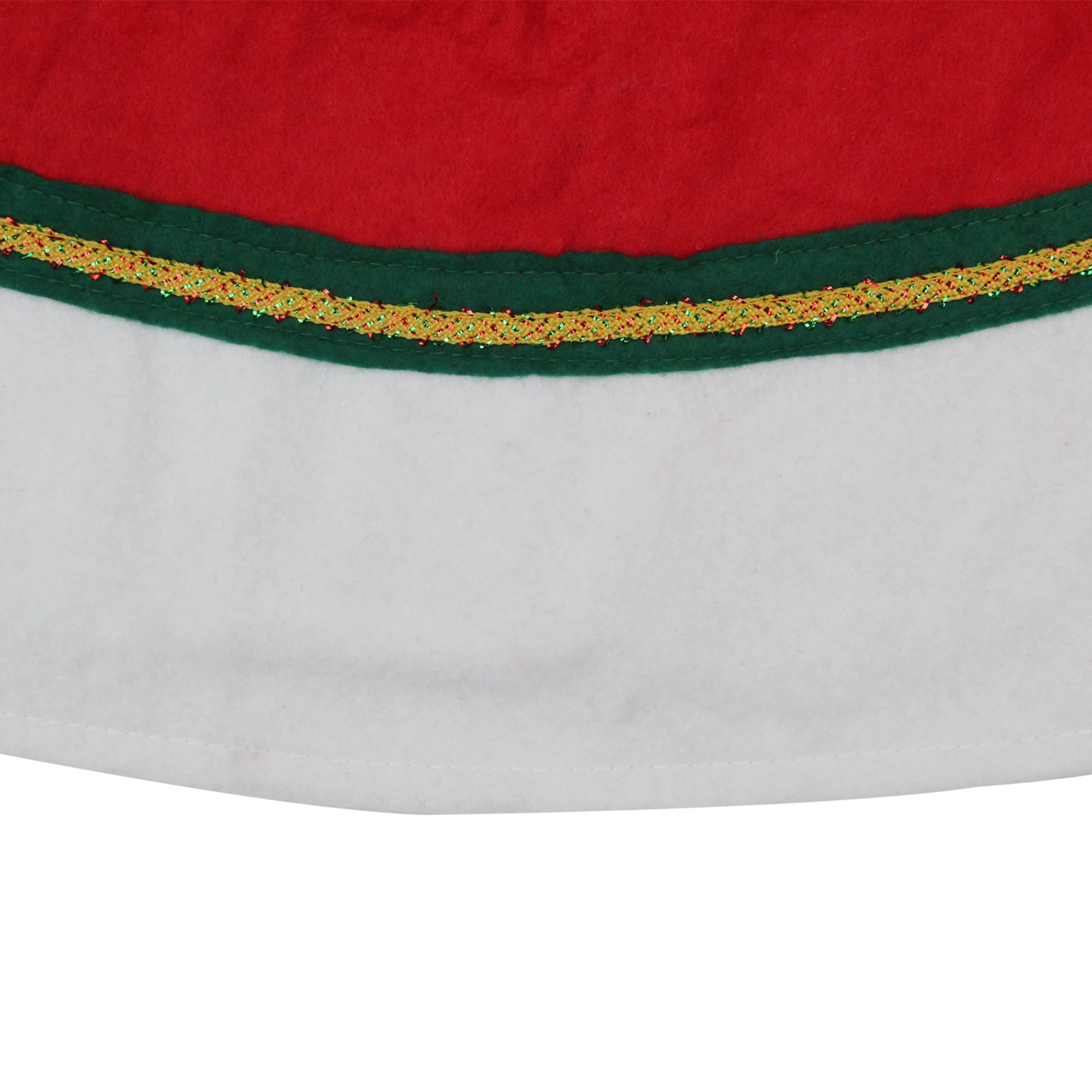 Northlight Red Felt Christmas Tree Skirts, 36"