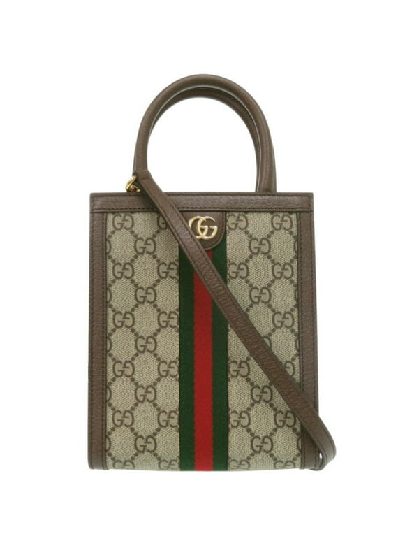 Pre-Owned Gucci Ophidia 772317 GG canvas beige shoulder bag 0486GUCCI (Good)