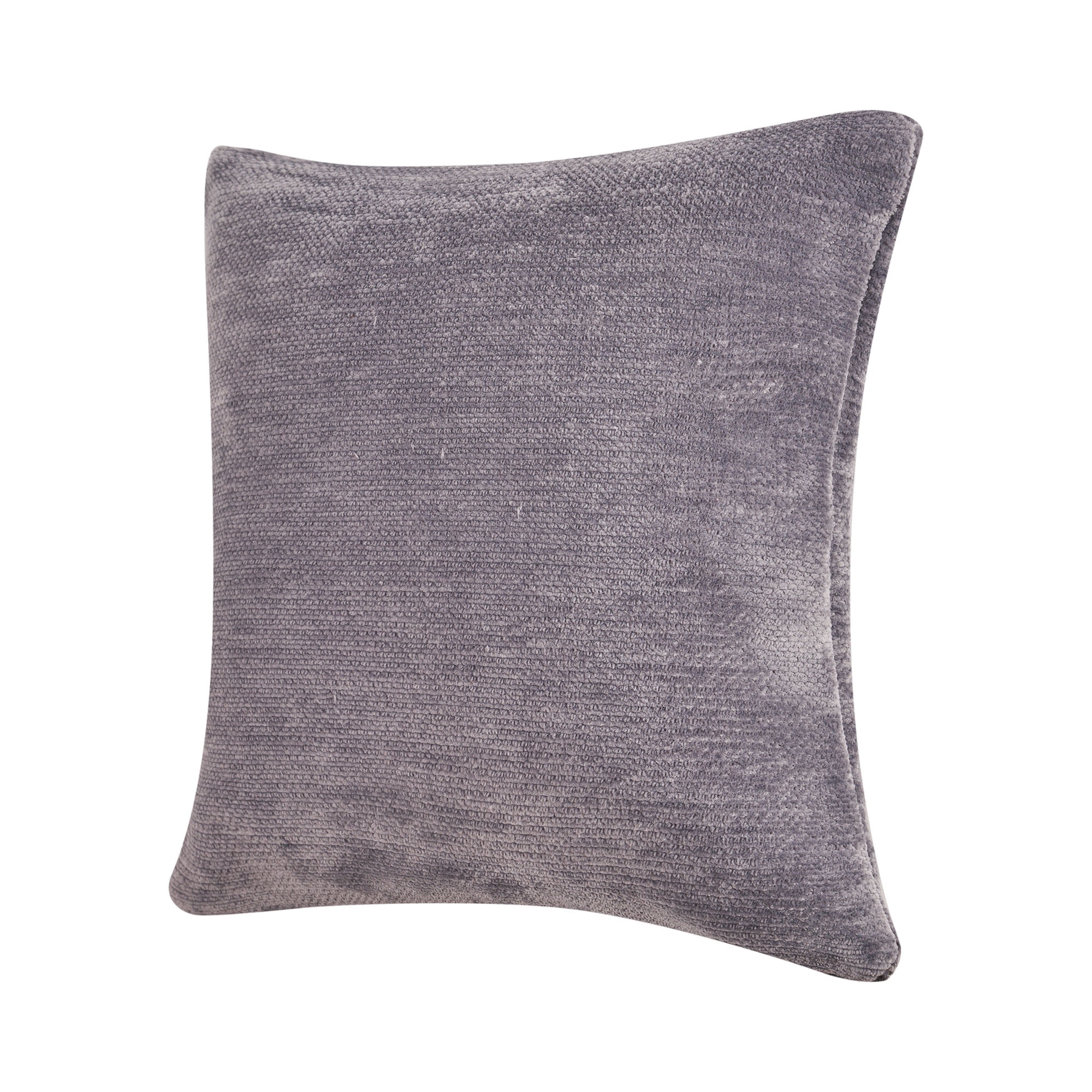 Harlow Hill Zara 24" x 24" Frost Gray Solid Chenille Adult Decorative Throw Pillow Cover