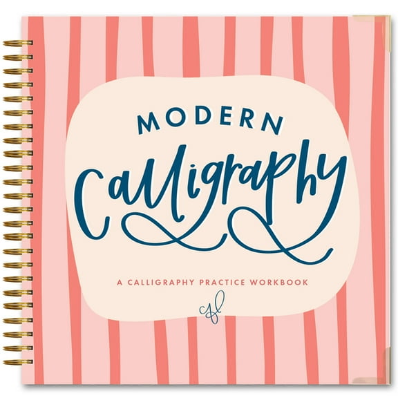 Calligraphy Practice Book Modern Calligraphy: A Calligraphy Practice Workbook, (Spiral-Bound)