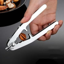 HengDidi Ergonomic Seafood & Nut Shell Opener Tool, Stainless Steel Alloy Household Clam Crab Oyster & Walnut Cracker with Comfort Grip (13cm)