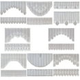 thumbnail image 4 of Cateissary 2 Pieces Fiber Lace Window Curtain Removable Living Portable Curtains Ornament Room Coffee Shop Washable Kitchen Indoor Type3 NO3, 4 of 6