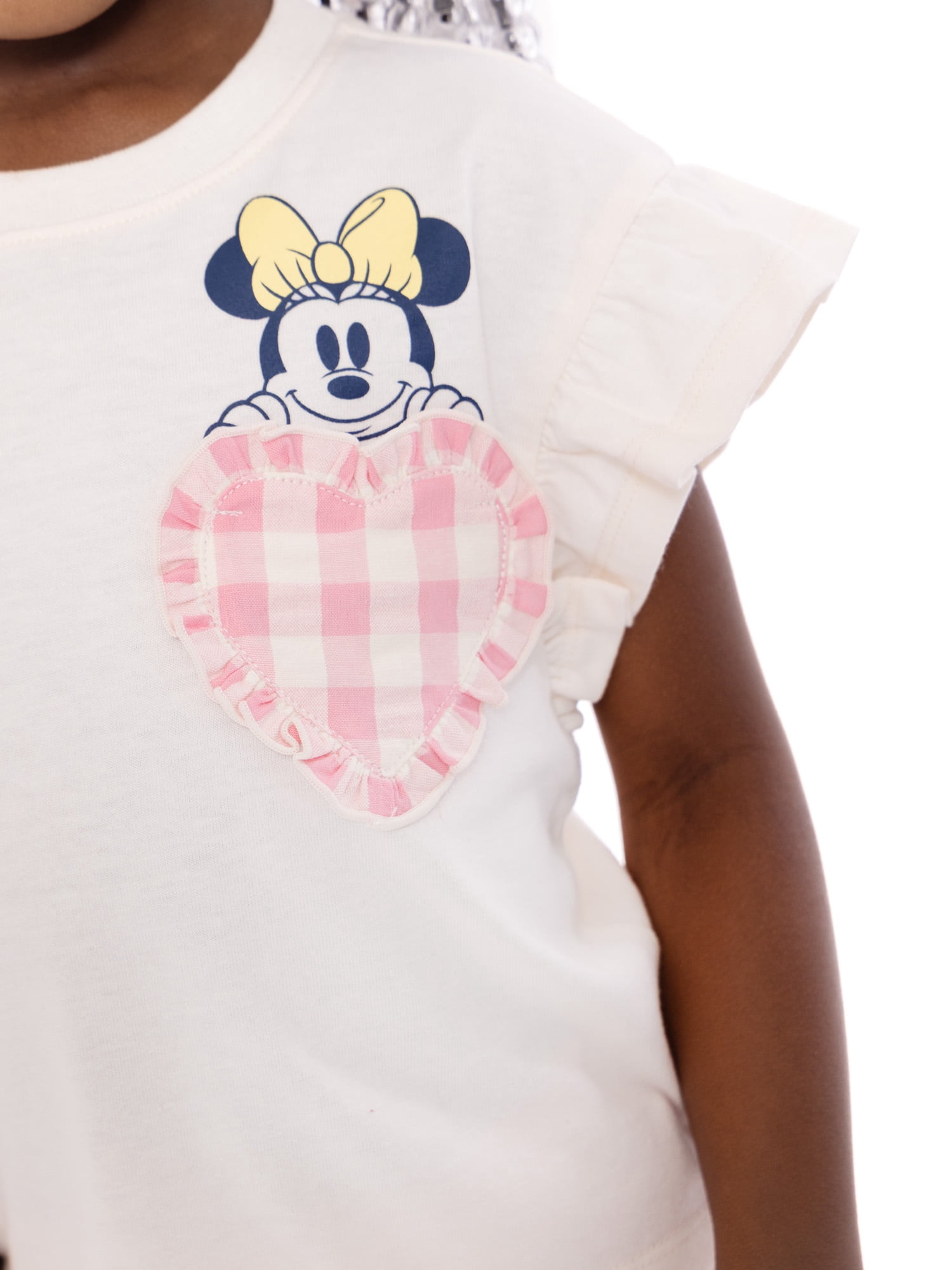 Minnie Mouse Toddler Girls Ruffle Graphic Tee and Pants Set, 2-Piece, Sizes 12M-5T