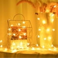thumbnail image 5 of Meggemo Star String Lights USB Powered Five Pointed Star Fairy Lights Christmas Room Decoration Lighting Holiday Products Gifts, 5 of 8