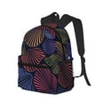 thumbnail image 2 of Easygdp Colorful Shells Casual Laptop Backpack, Large Capacity Schoolpack for School, Travel, Business, 2 of 8
