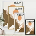 thumbnail image 4 of Designart 'Full Moon In Terracotta Tones Mountains' Modern Framed Canvas Wall Art Print, 4 of 5