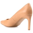 thumbnail image 5 of Journee Womens Monalee Square Toe Mid Heel Pumps, Widths Available, 5 of 10