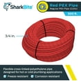 thumbnail image 2 of 3/4 in. x 500 ft. Red PEX Pipe, 2 of 6