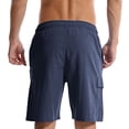 thumbnail image 6 of Thousandth Men's Casual Plus Size Comfortable Summer Drawstring Loose Elastic Waist Relaxed Pocket Breathable Athletic Shorts Gym Shorts, 6 of 9