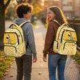 thumbnail image 3 of FKELYI Schoolbag for Boys Kids Backpack 17 Inch School Bookbag with Multi-Pockets for Elementary Student Cartoon Zebra Print Casual Daypack Spacious Rucksack Travel Bag, 3 of 7