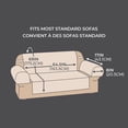 thumbnail image 3 of SmartFit Plush Fabric Sofa Furniture Cover, 3-Piece, for Dogs/Cats, Gray, 3 of 6