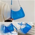 thumbnail image 3 of Deago Clear Bag for Stadium Events Women's Purse Handbag Small Purse Shoulder Crossbody Bag (Blue), 3 of 10