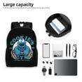 thumbnail image 5 of Custom Cookies Gym Laptop Backpack Men Women Basic Bookbag for School College Student Bags, 5 of 5