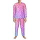 thumbnail image 3 of Fotbe Colorful Glitters Pijama de Hombre con Estampado de Manga Larga, Conjunto de 2 Piezas, Ropa de Dormir Suave y Cómoda con Bolsillos-XX-Large, 3 of 7
