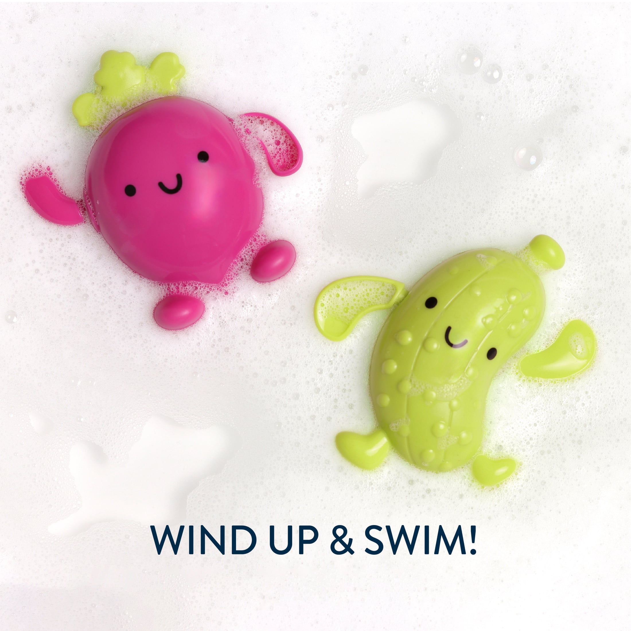 Itzy Ritzy Silly Swimmers™ Pickle & Beet Bath Toy