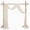 White-C, variant on Nnndbs Arch Wedding Backdrop Curtain 75cm x 600cm, Green Flowing Arch Drape for Ceremony, Flower Arch Decoration, Party Event Backdrop, Birthday, Bridal Shower Photobooth