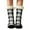 A-Black544, variant on Mens Socks Winter Plaid Pattern Fuzzy Thicken Non Slipper Socks Indoor Comfortable Thermal Sleeping Socks