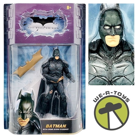 The Dark Knight Batman w/ Crime Scene Evidence Night Vision Figure Mattel P7952