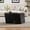 Black, variant on YWEN Coffee Table Set of 2, Geometric Lightweight Concrete Patio End Table, Contemporary Home Decor, Flexible Indoor Outdoor Coffee Tables, No Assembly Required