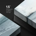 thumbnail image 4 of wall26 Canvas Print Wall Art Washed Out Gray Sunset Beach Shoreline Nature Wilderness Photography Modern Art Rustic Scenic Colorful Multicolor for Living Room, Bedroom, Office - 24"x36", 4 of 5