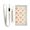 Heart and Circle, variant on JIALIOU Nylon Trifold Card Wallet with ID Window Zipper Pocket for Men Women Teen Noble Flower Pattern