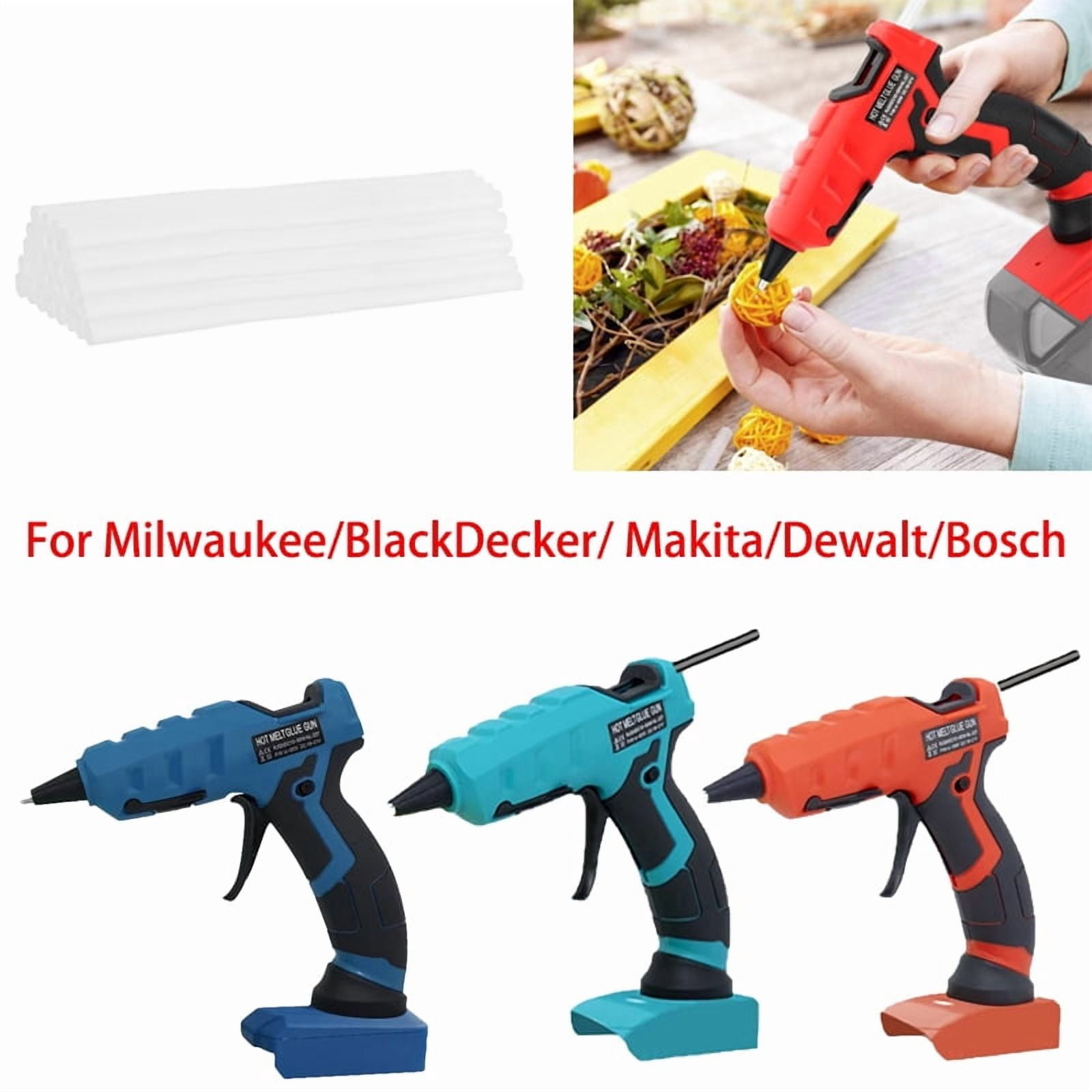Fast preheating hot glue gun repair tool for Bos*ch 18V Li-ion Battery for hand work DIY
