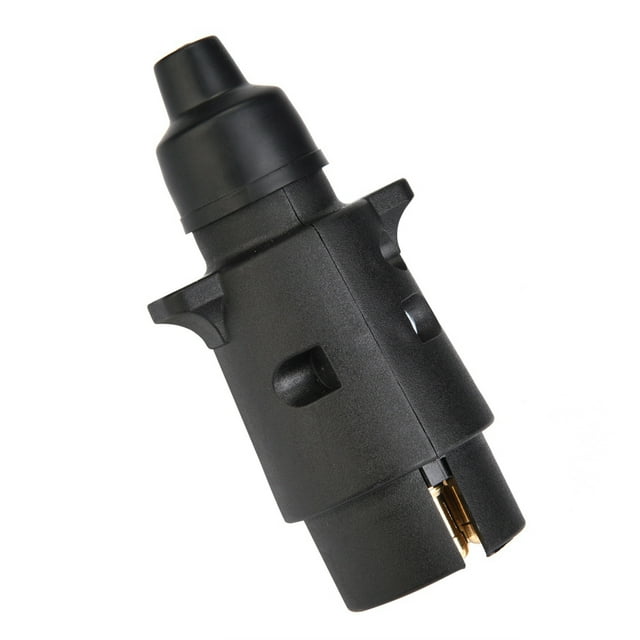 Trailer Connector, 7 Pin Weather Resistant Easy Installation High Conductivity Stable Trailer Plugs For For Cars For Trucks