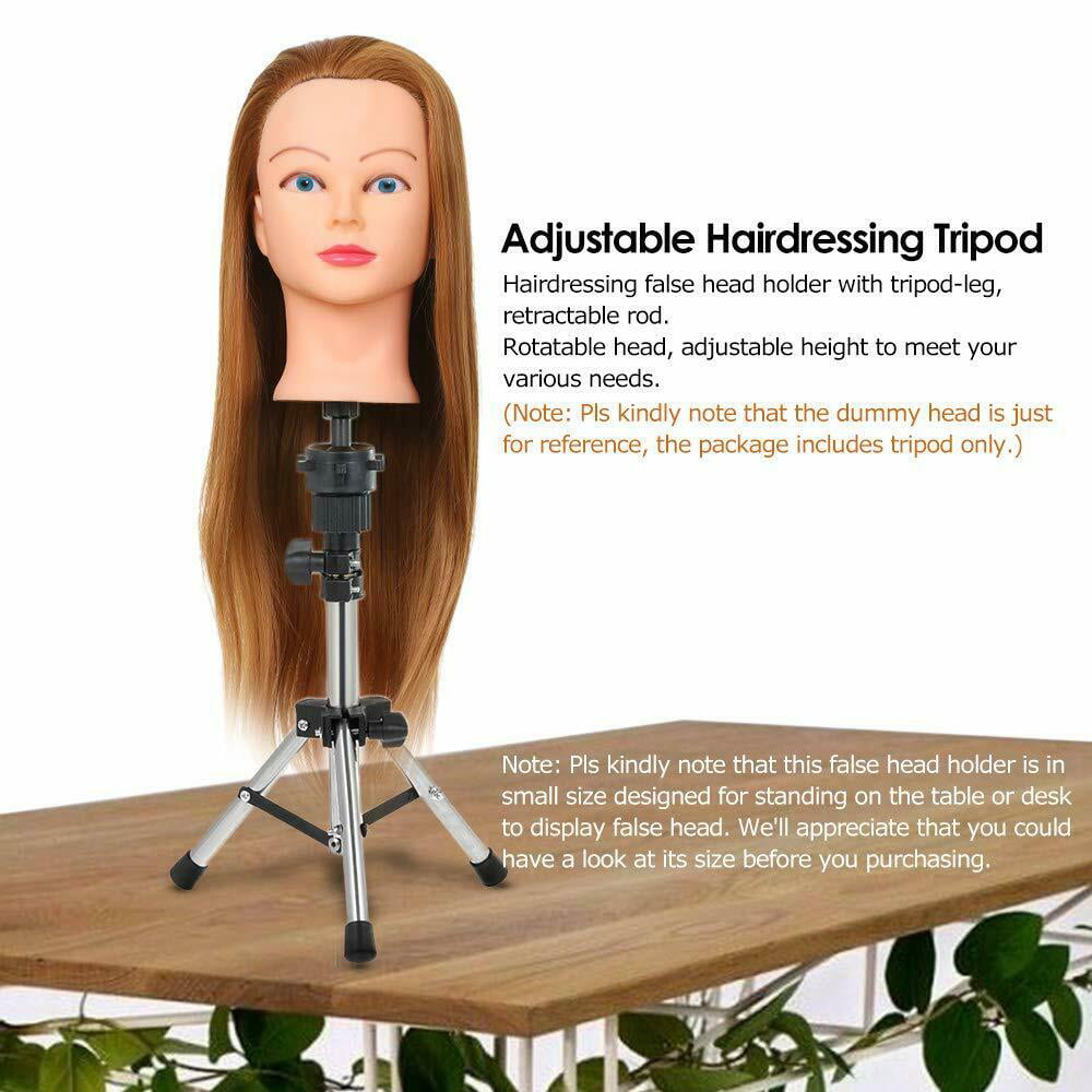  AIMEI Wig Head Stand, Wig Stand Tripod with Foot Pedal  Adjustable Mannequin Head Stand Detachable Wig Head Stand Tripod for  Cosmetology Hairdressing Training Styling : Beauty & Personal Care